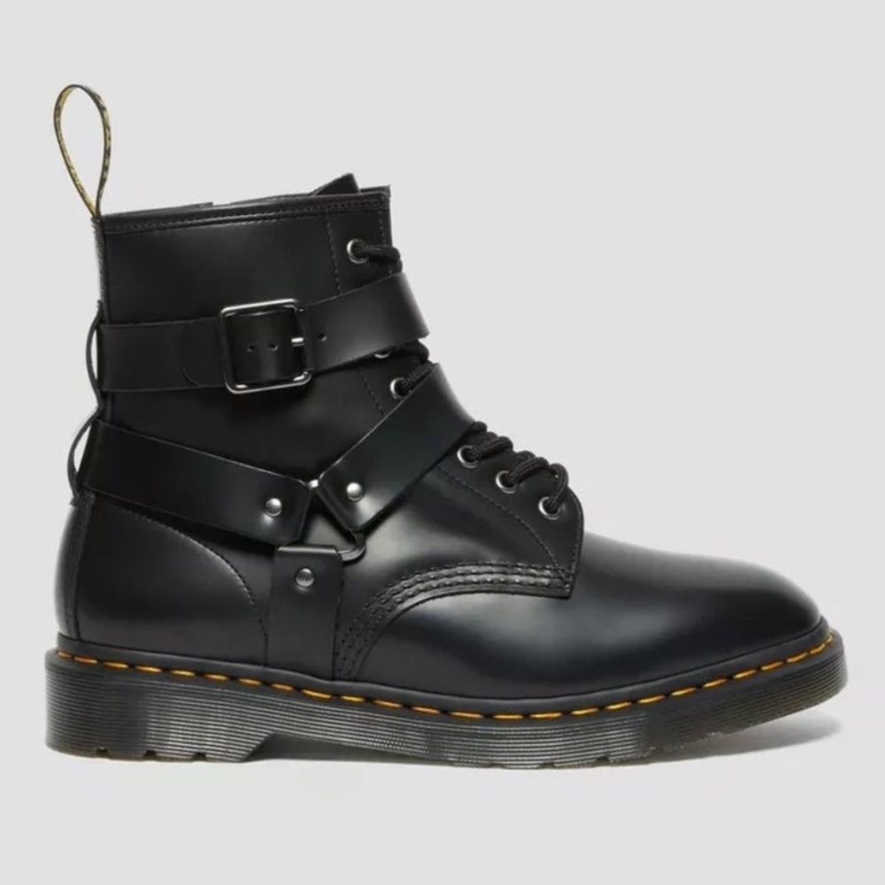 Dr. Martens Cristofor Leather Moto Boots